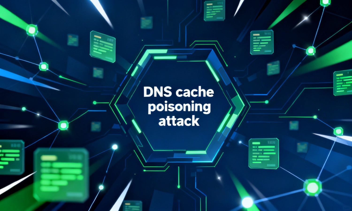 DNS cache poisoning attack