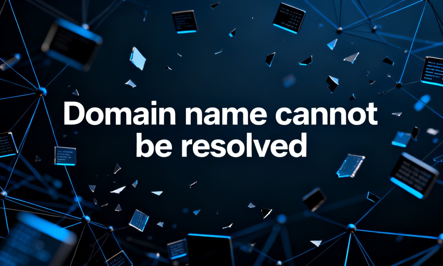 Domain name cannot be resolved