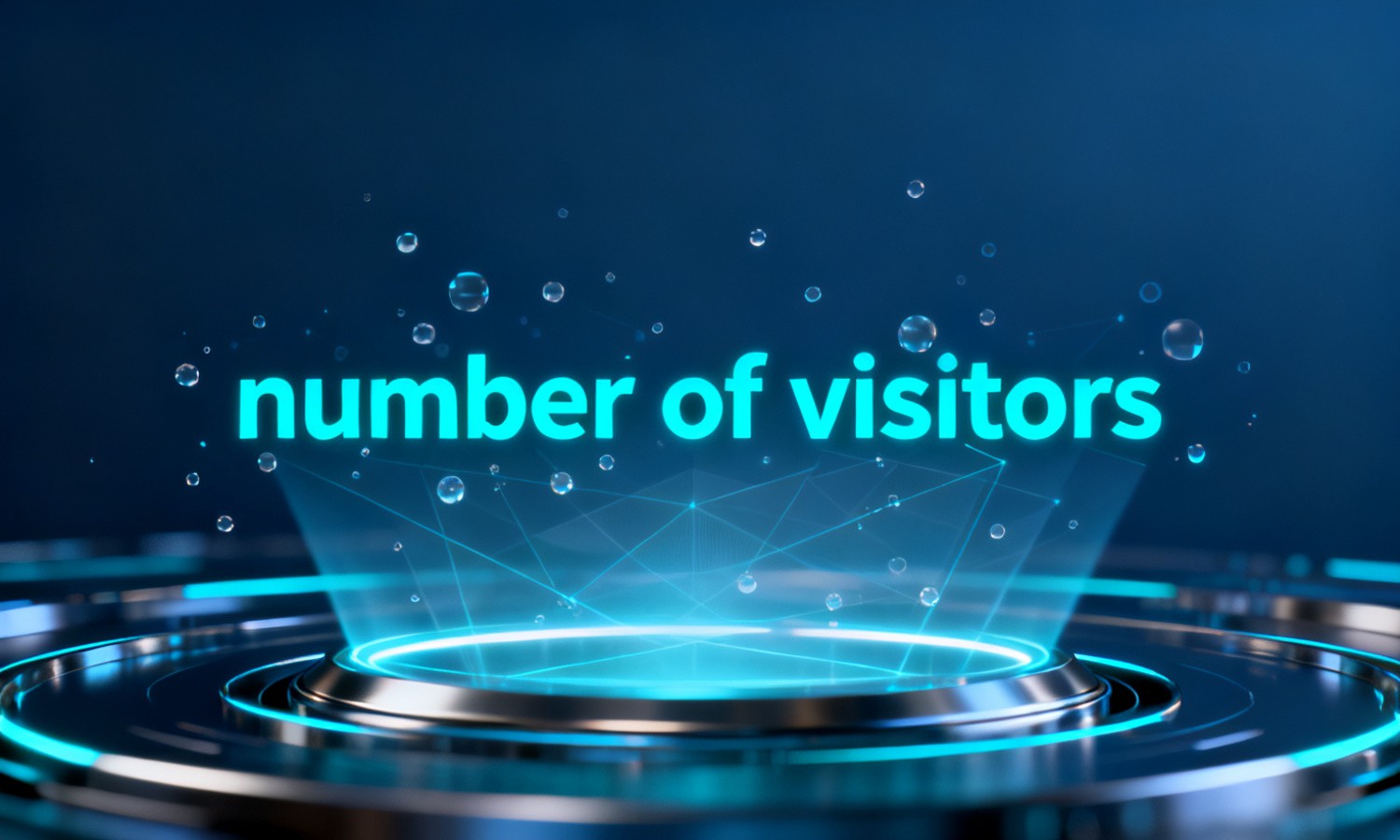 number of visitors