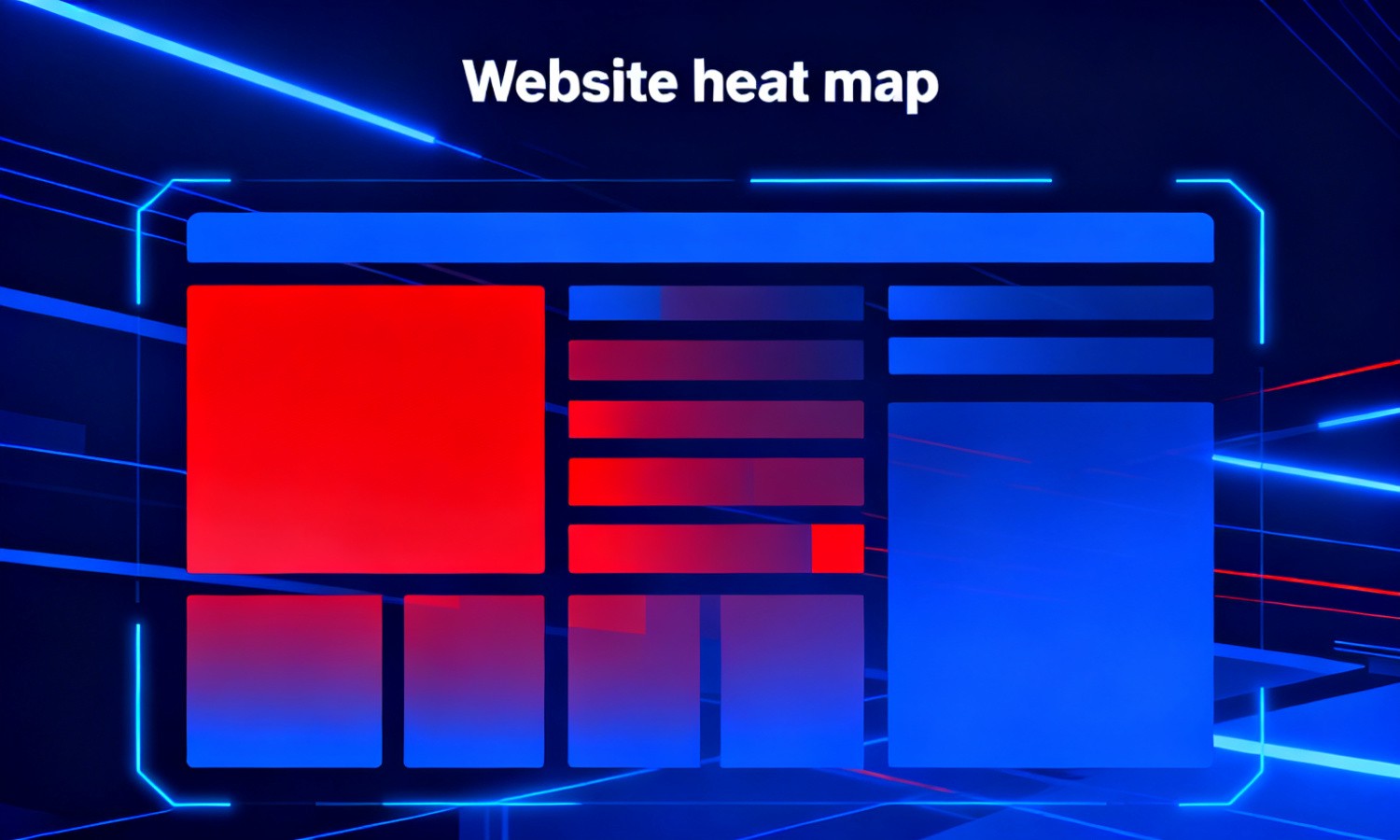 Website heat map