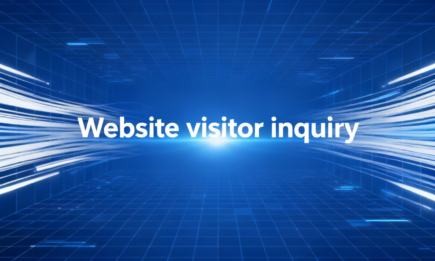 Website visitor inquiry