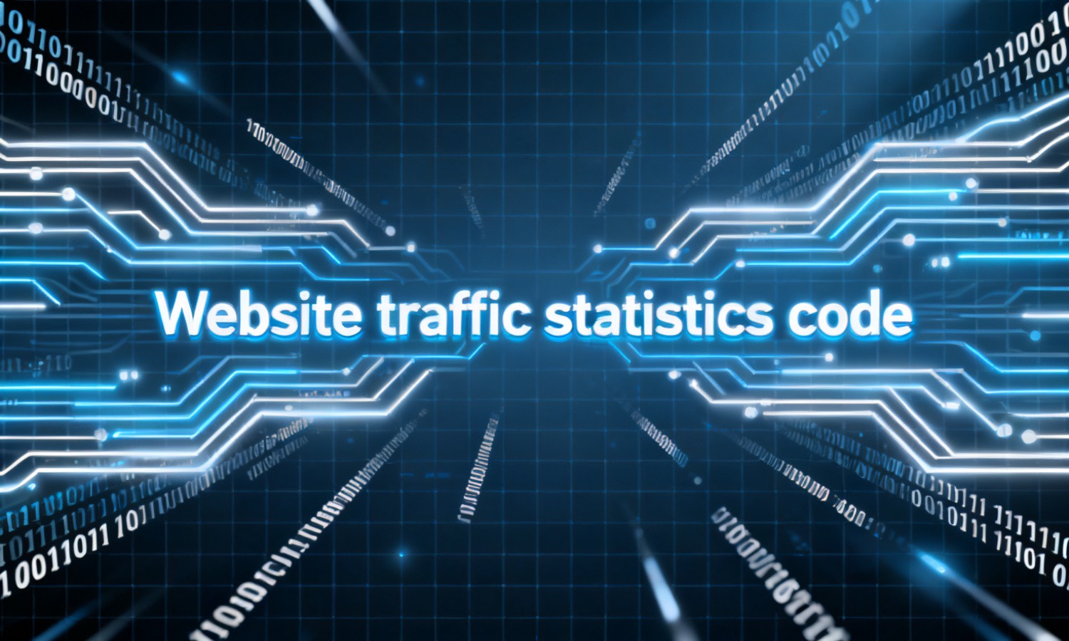 Website traffic statistics code