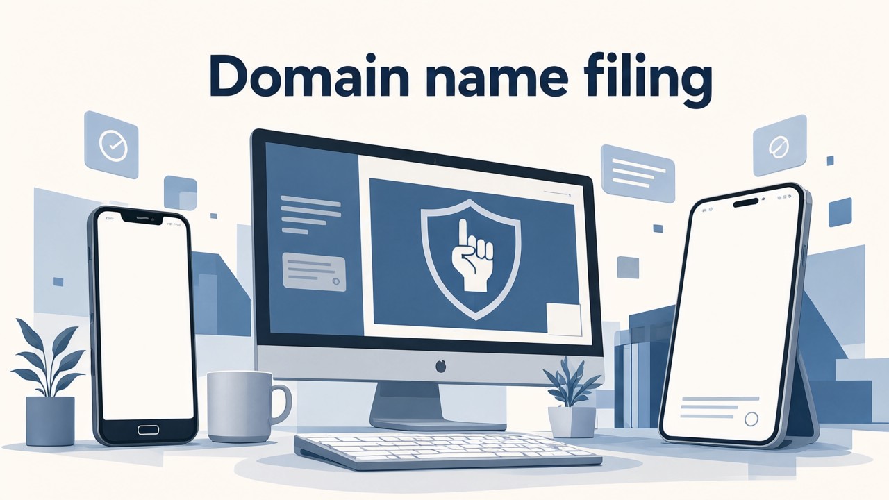 Domain name filing