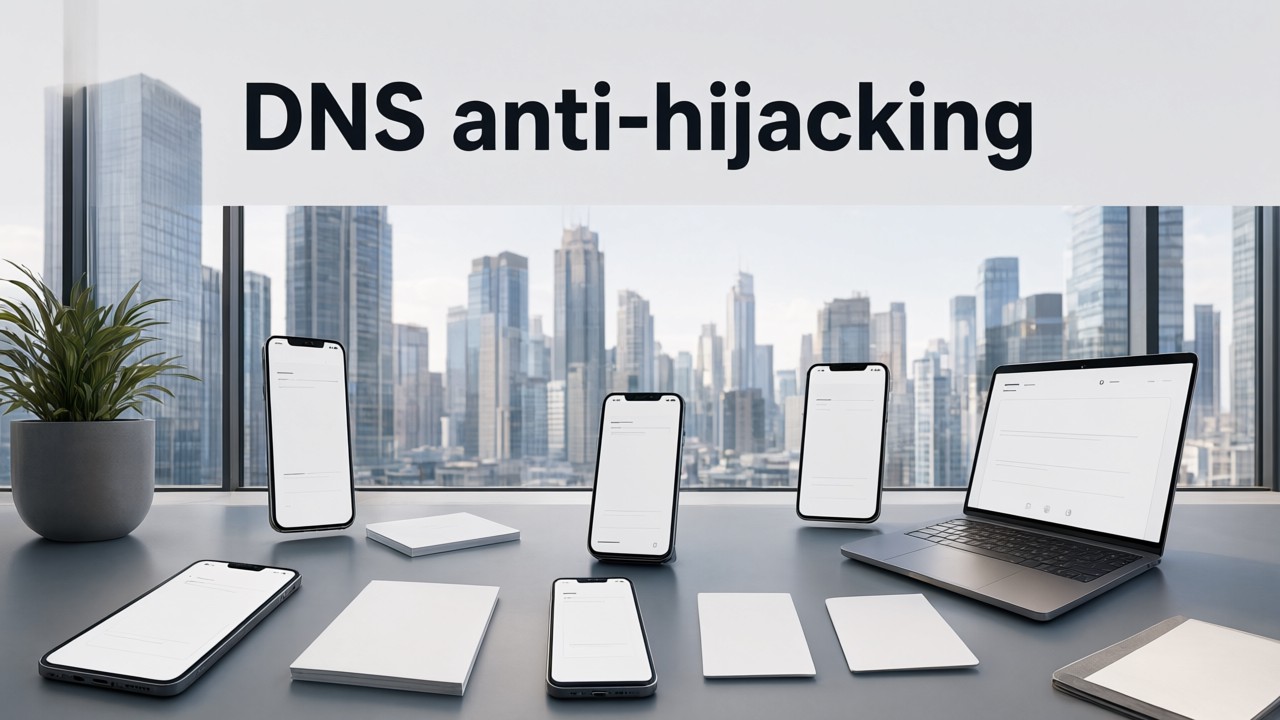 DNS anti-hijacking