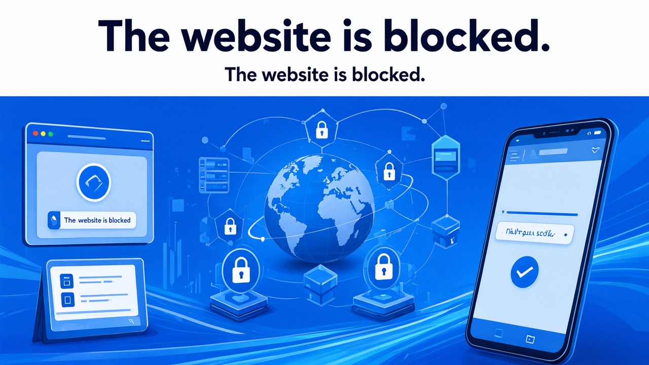 The website is blocked.
