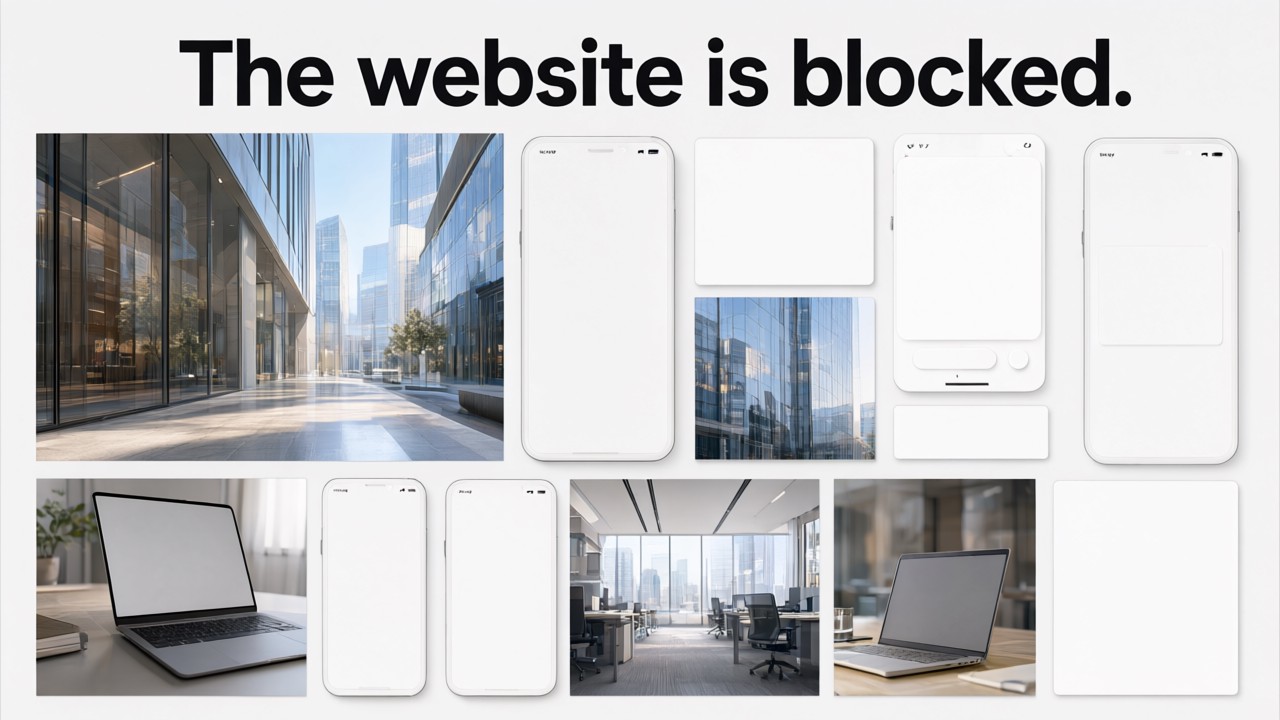 The website is blocked.