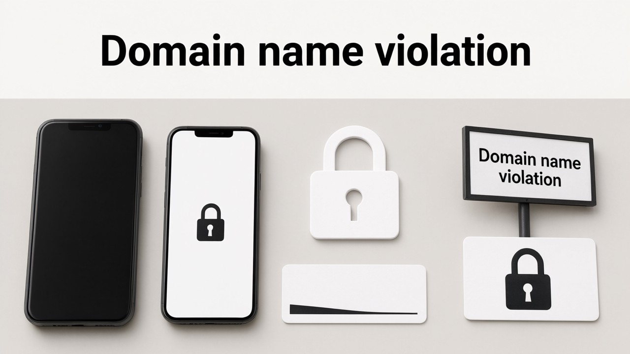 Domain name violation