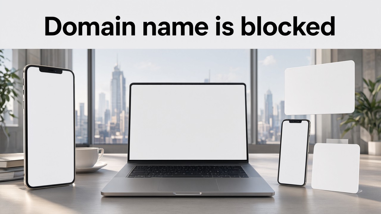Domain name is blocked
