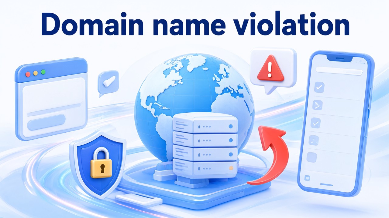 Domain name violation