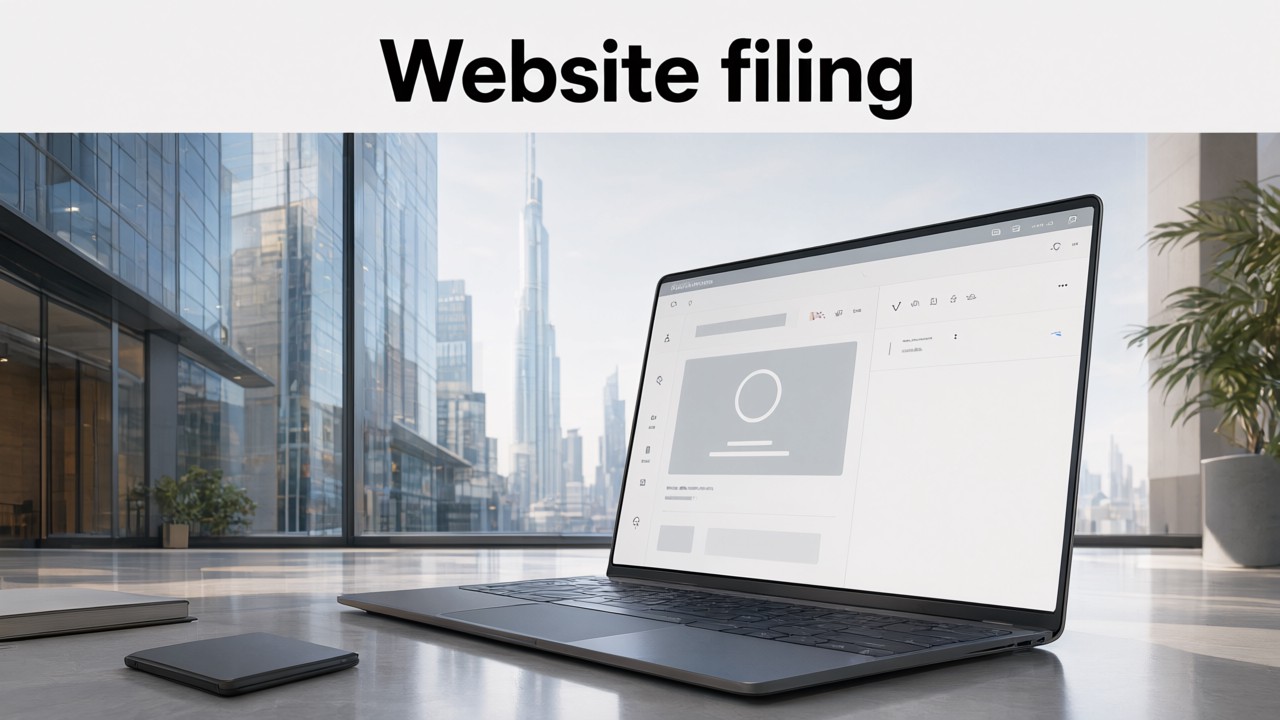 Website filing