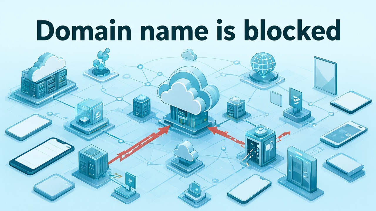 Domain name is blocked