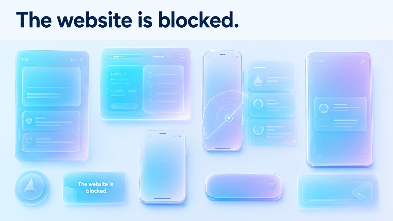 The website is blocked.