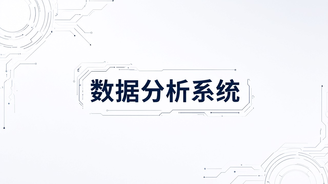 数据分析系统
