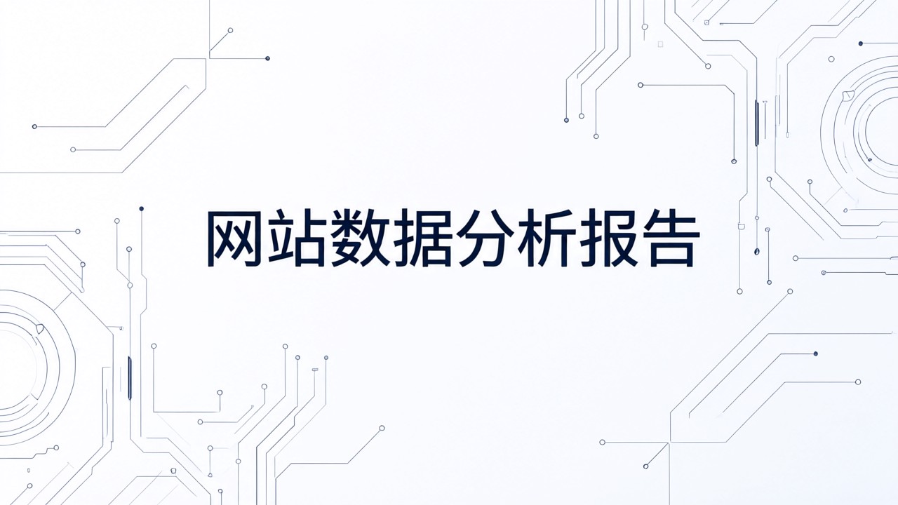 网站数据分析报告