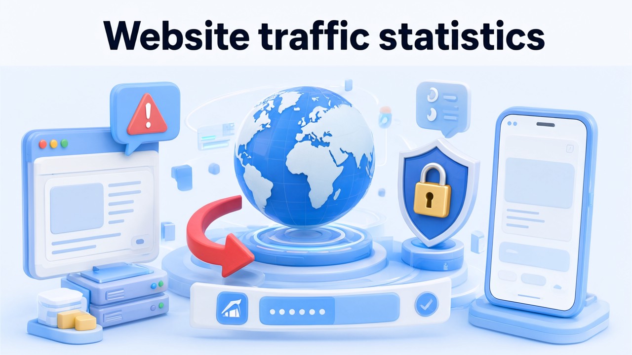 Website traffic statistics