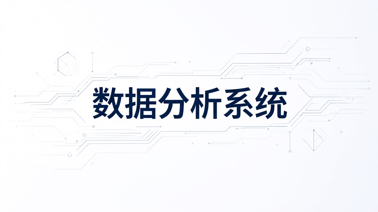 数据分析系统