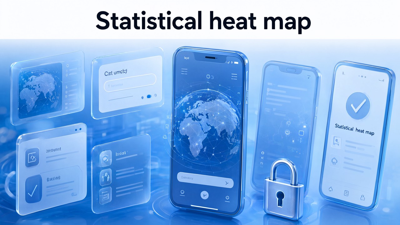 Statistical heat map