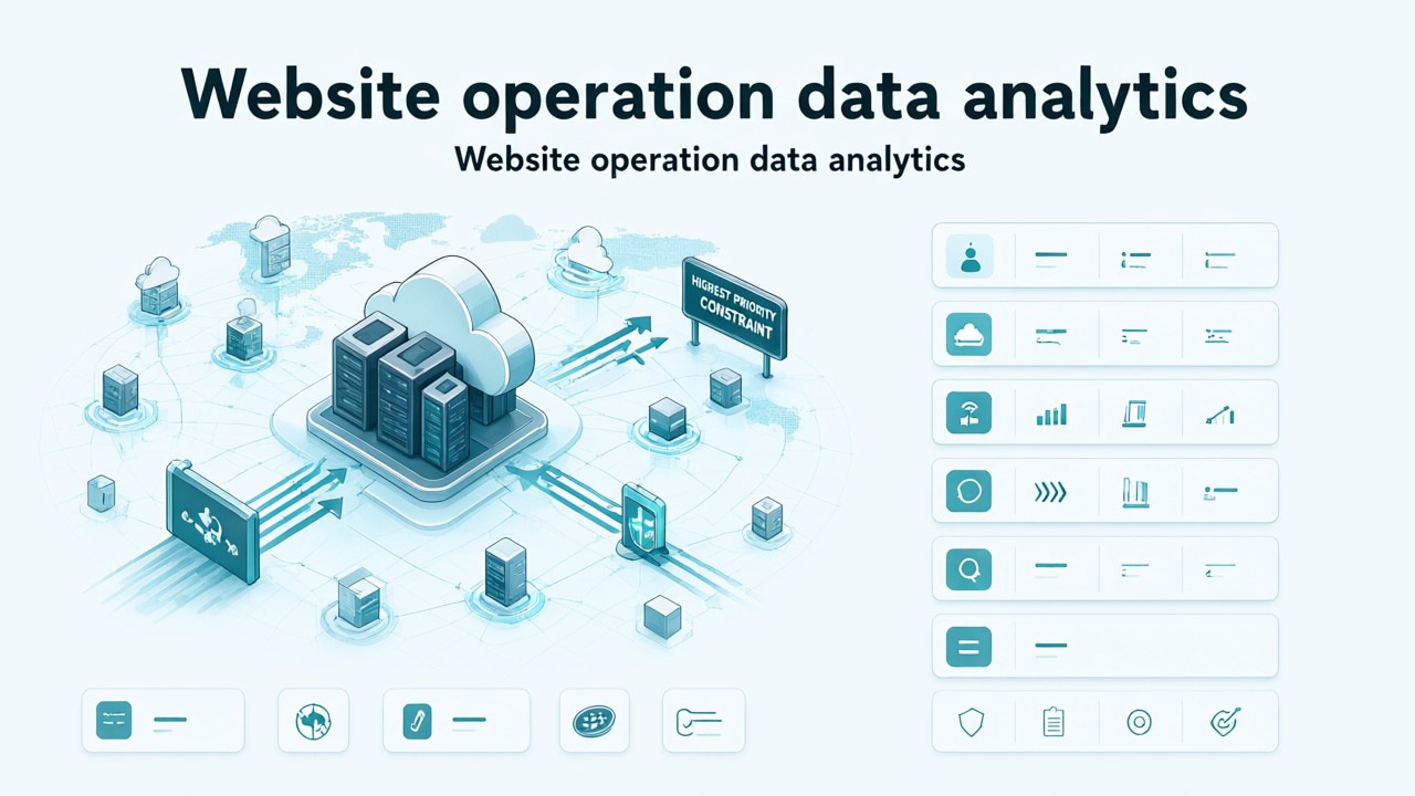 Website operation data analytics
