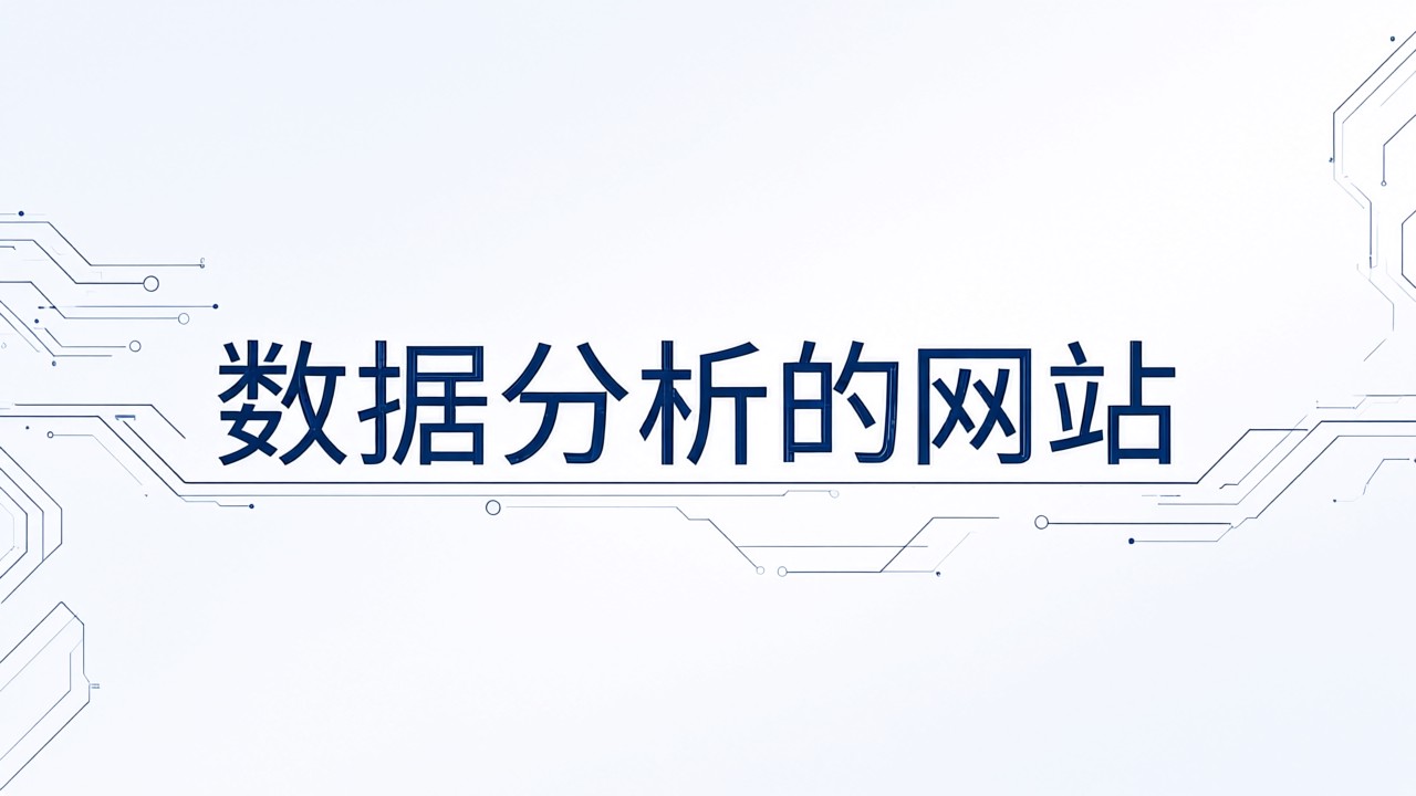 数据分析的网站