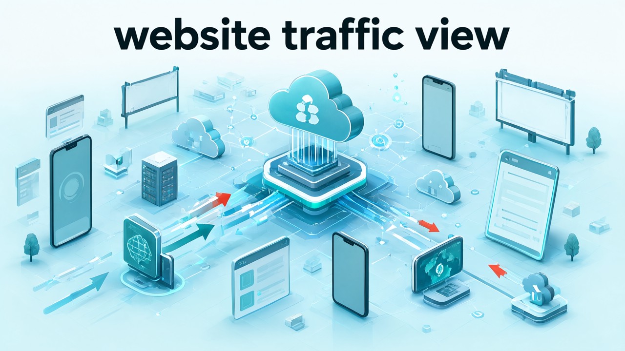 website traffic view