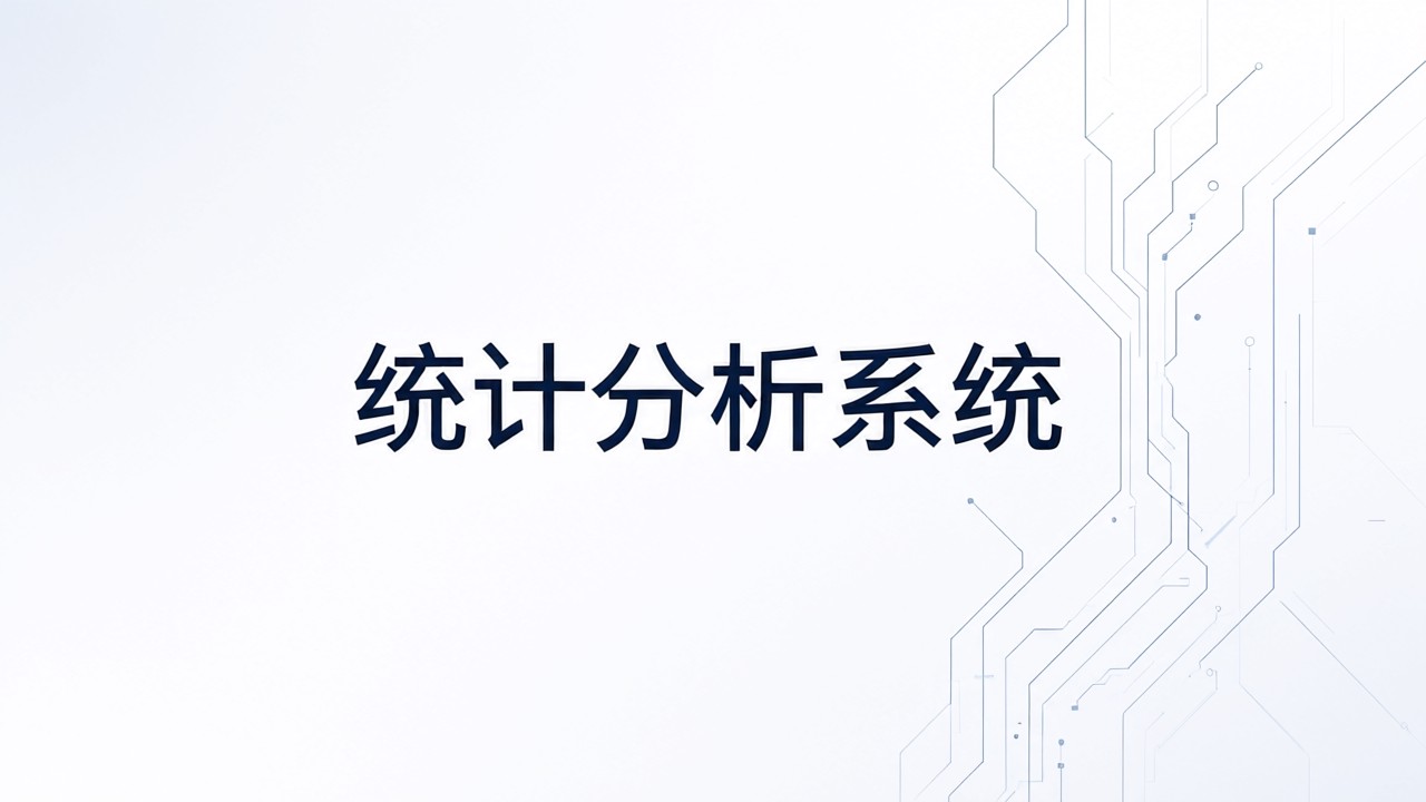 统计分析系统