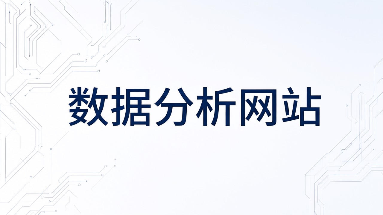 数据分析网站